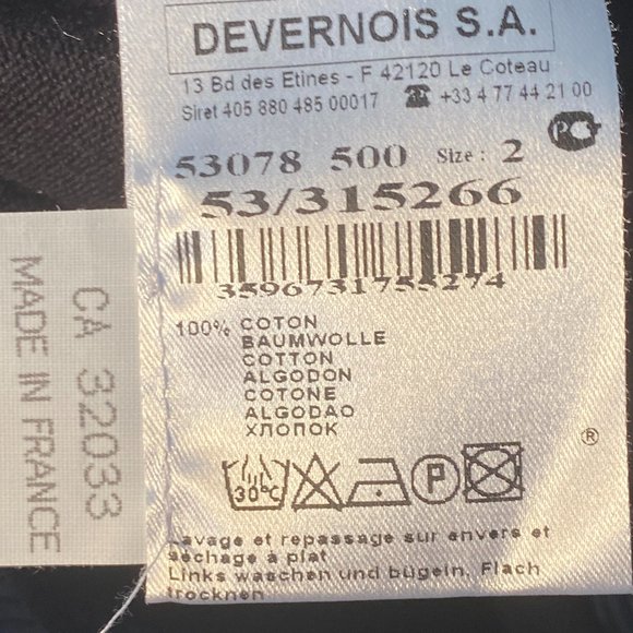 DEVERNOIS DRK NAVY SWEATER/CARDI (SZ 2) (EUC) - Picture 6 of 6